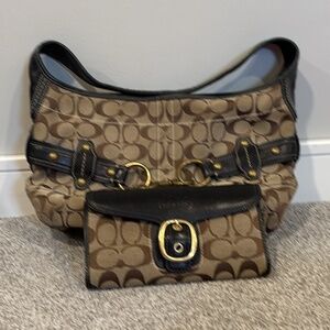 Coach purse and wallet